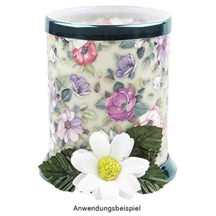 Decoratieve bloemen, , verschillende soorten, ca. diameter 4-5 cm (margriet - wit - 27 stuks)