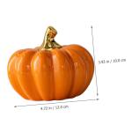 pompoen decoratie sculptuur kunstmatige pompoenen Halloween pompoen Halloween pompoen Halloween tafeldecoraties Halloween home decor Halloween tafel accent pompoen figuur van keram