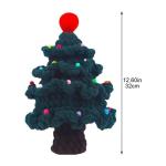 Gehäkelte Weihnachtsbäume, Mini-künstliche Weihnachtsbaumdekorationen, Handgefertigte Gehäkelte Weihnachtsbaumschmuck-Dekorationen