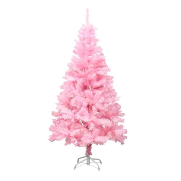 Weihnachtsbäume Künstlicher Weihnachtsbaum, Gefälschte Weihnachtsdekoration Mit Ständer, Einfache Montage for Draußen Und Drinnen Weihnachtsbaum Künstlich(Pink,1.8M)