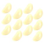 3 Sätze 3 Sets Künstlicher Knoblauch Küchendekoration Gemüse Display Requisiten Knoblauchflocken Dekor Gefälschtes Gemüsemodell Gefälschtes Gemüse Simuliertes 12 Stück * 3
