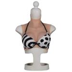 Siliconen borstplaat, siliconen gevuld, G-cup, realistische huid, siliconen borsten, nep-tips, gevuld met siliconen voor crossdressers, transgenders, cosplay, drag Queen 1, Aziatis