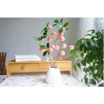 Kunstblumen Künstlicher Granatapfel, Pfirsich, Mandarinenbaum, Pflanzendekoration, Bonsai, Fensterbank, Dekoration, Hof, simulierte Pflanzen, Bonsai für Zuhause für jeden Anlass