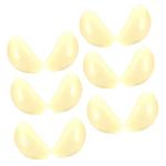 2 Sätze 2 Sets Künstlicher Knoblauch Fotografie Requisiten Knoblauchflocken Modell Nachahmung Von Knoblauchflocken Requisiten Realistisches Gemüse Simulierte 12 Stück * 2
