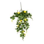 10St Simulation Zitronenrattan Foto Girlande Feiertag festlicher Zitronenzweig Obst Künstliche Zitronenpflanze Dekorative Zitronenpflanze künstliche Blumen Anlage gefälschte Zwe