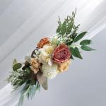 Künstliche Rose Eukalyptus Girlande Reben Rattan Blumen Hochzeit Party Dekoration
