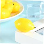 30 STK Mini-zitronenimitat Künstlich Gefälschte Hawaiianische Früchte Partydekorationen Zitronen-sommerdekor Mini-Zitronen-Requisite Lebensechte Frucht Yellow PVC
