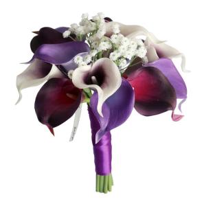 Hochzeit Brautstrauß Calla-Lilie Blume Brautjungfer Bouquet künstliche Blume