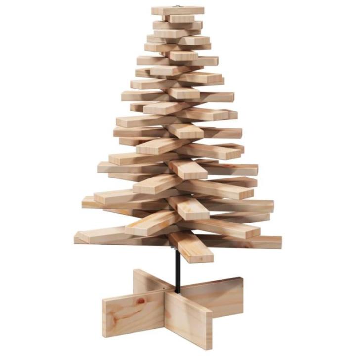Weihnachtsbaum, Tannenbaum Holz zum Schmücken, Christbaum Holzbaum DIY Weihnachten Dekoration, Dekobaum Weihnachtsdeko, 80cm Massivholz Kiefer