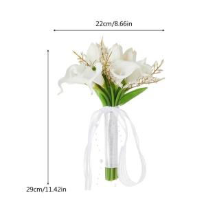 Künstliche Blumen für Braut, Hochzeitsdekoration, Fotografie-Requisiten