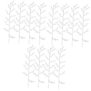 12 Stück Kristallperlen Acrylzweig Blütenknospenzweig Blumenhandwerk Acrylblume Künstliche Acrylpflanze Hochzeit Heimdekoration Hochzeitsfeier Heimdekoration