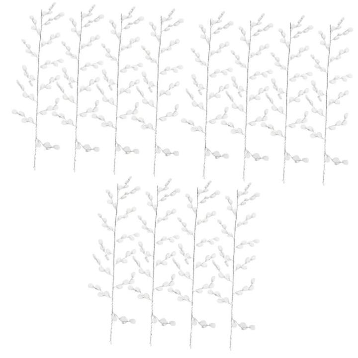 12 Stück Kristallperlen Acrylzweig Blütenknospenzweig Blumenhandwerk Acrylblume Künstliche Acrylpflanze Hochzeit Heimdekoration Hochzeitsfeier Heimdekoration