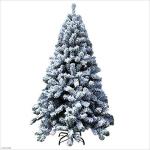 Weihnachtsbaum 4/5/6/7 / 8ft Weihnachtsbaum Schnee beflockt künstliche Kiefer mit reißverschluss Weihnachtsbaum Simulation Schnee zeder skulptur Dekoration mit metallständer