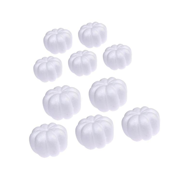 10 stuks schuimpompoenen, kunstpompoenen, oogsten, knutselen, Halloween, voor vakantie, bruiloft, modellering, wetenschappelijke projecten, feestmodellering