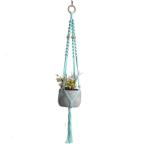 Handgemaakte Macramé Bedrijfshanger Bloem / Pot Hanger Pot Vak voor Wanddecoratie Count/Tuin Pothouder voor Planten (Kleur: DTC1014)