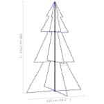 Weihnachtsbaum in Kegelform 240 LEDs Indoor Outdoor 118x180 cm
