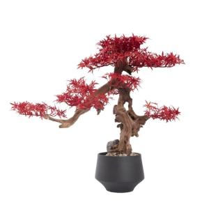 Künstlicher Bonsai-Baum Künstliche Pflanzen, 63,5 cm hoch, Simulations-Ahornbaum, Zen-Dekoration, Ornament, künstlicher Bonsai-Baum for Zuhause, Büro, Desktop, Gartendekoration
