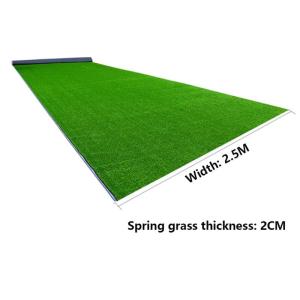 Kunstrasen, hochwertige, lichtechte Florrolle, 20 mm Florhöhe, Astro Turf, Kunstrasen für Hunde oder als Außendekoration (Größe: 2,5 x 10 m)