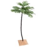 Künstliche Palme mit 88 LEDs Dekobaum Kunstbaum Deko für Weihnachten, Party, Hochzeit, Garten, Balkon Warmweiß 150 cm