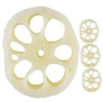 5 Sätze Modell Der Lotuswurzelscheibe Kinder Dekor Miniaturen Zum Basteln Mini-Food-Spielzeug Mini-hausdekoration Spielzeug Für Kinder Mini-dekor Gefälschte Scheibe PVC 4 Stück