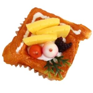 Fake Kuchen künstliche Kuchen 2 Stücke Gefälschte Cupcake Realistische Künstliche Erdbeere Cupcake Modell Simulation Kuchen Modell Realistisches Essen(A)