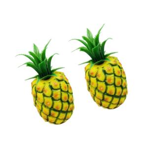 2 Sätze Lebensechte Fruchtdekoration Künstliche Früchte Plastikobst Tischdeko Esstisch Künstliches para Prop-Modell Früchte Foto Requisiten Nachahmung Ananas-Modell 2 Stück *
