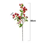 Hortensie, künstliche Blume, einzelne künstliche Hortensie, Blumenstrauß, Blumenarrangement, Dekoration für Zuhause, DIY, Hochzeit, Tafelaufsatz (Rot)