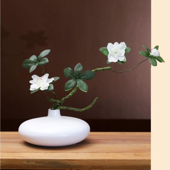 Kunstblumen Gefälschte Blumen, Rhododendron-Zweig, Seide, künstliche Blumen und Äste, Teestube, Couchtisch, Zen-Dekoration für jeden Anlass