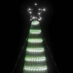 LED Weihnachtsbaum Aussen Kegelform Weihnachtsbaum Metall Groß Kaltweiß 688 LEDs Tannenbaum Lichterbaum Weihnachtsdeko Aussen Weihnachtsbaum Tanne 300 cm