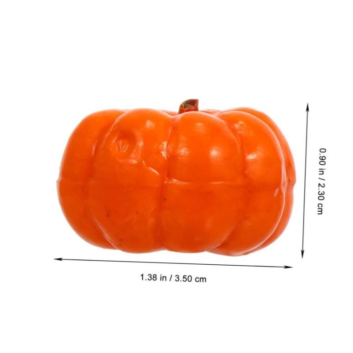 500 STK Kürbis Dekoration Kleine Kürbisverzierungen Dekorative Kürbisse Künstliche Kürbisse Mini Realistische Kürbisse Halloween-animatronik Künstliche Mini-Fake-kürbisse P