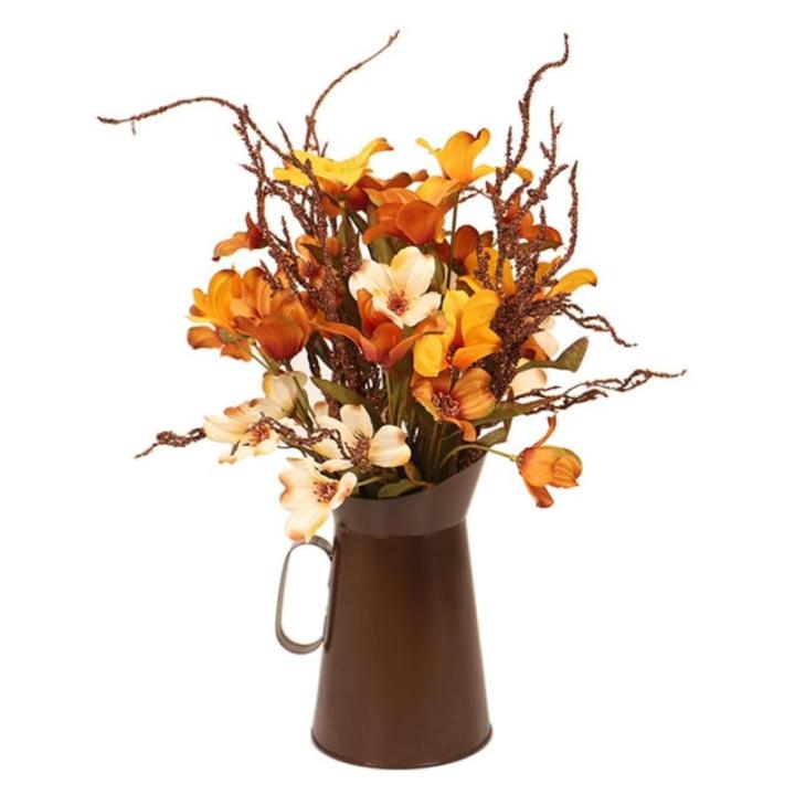 Halloween Blume Eimer Künstliche Blumen Desktop Ornament Handwerk Liefert