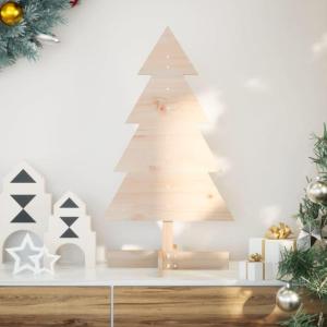 Weihnachtsbaum Weihnachtsdekoration Weihnachtsdeko Weihnachtsdekoration Baum Weihnachtsdekoration Holz zum Schmücken 80 cm Massivholz KieferNatur