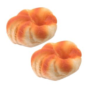 Fake Kuchen künstliche Kuchen 2 Stücke Nachahmung Flache Brot Dekorationen Für Shop Kuchen Display Prop Künstliche Kuchen Modell Prop Realistisches Essen