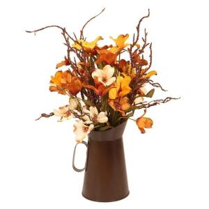 Halloween Blume Eimer Künstliche Blumen Desktop Ornament Handwerk Liefert
