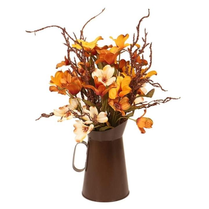 Halloween Blume Eimer Künstliche Blumen Desktop Ornament Handwerk Liefert