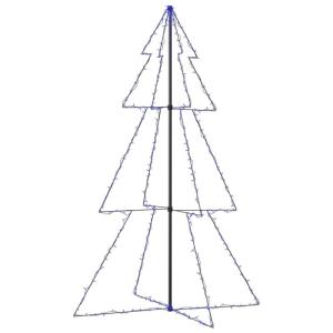 Weihnachtskegelbaum Weihnachtsbaum Lichterbaum Beleuchtet Dekobaum Weihnachtsdeko Lichterkette Beleuchtung 240 LEDs Indoor Outdoor 118x180cm