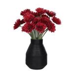 Kunstblumen Künstliche Gerbera-Blumen, Kunstblumen-Arrangement mit Vase, für Hausgarten, Party, Büro, Kaffee, realistische Kunstblumen für jeden Anlass