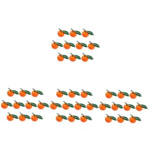 4 Sätze Desktop-deko Mit Künstlichen Orangen Gefälschte Orangen Restaurant-Display-Obst Orangefarbenes Dekor Künstliches Obstdekor Simulation Orangen-dekor Schaum 10 Stück * 4