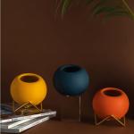 Kunstblumen Künstliche Blumen mit Keramikvase, gefälschte Seidenblumen, nordisches Licht, Luxus-Simulationsblume, Heimtischzubehör für jeden Anlass