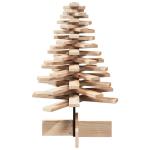 Weihnachtsbaum, Tannenbaum Holz zum Schmücken, Christbaum Holzbaum DIY Weihnachten Dekoration, Dekobaum Weihnachtsdeko, 80cm Massivholz Kiefer