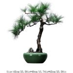 Kunstblumen Künstliche Topfpflanze in Keramikvase – Elegante Tischdekoration, 65 x 40 x 65 cm – ideal für Wohnzimmer, Arbeitszimmer für jeden Anlass