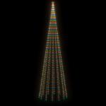 LED Weihnachtsbaum Aussen Kegelform Weihnachtsbaum Metall Mehrfarbig 1134 LEDs Tannenbaum Lichterbaum Weihnachtsdeko Aussen Weihnachtsbaum Tanne Groß 800 cm