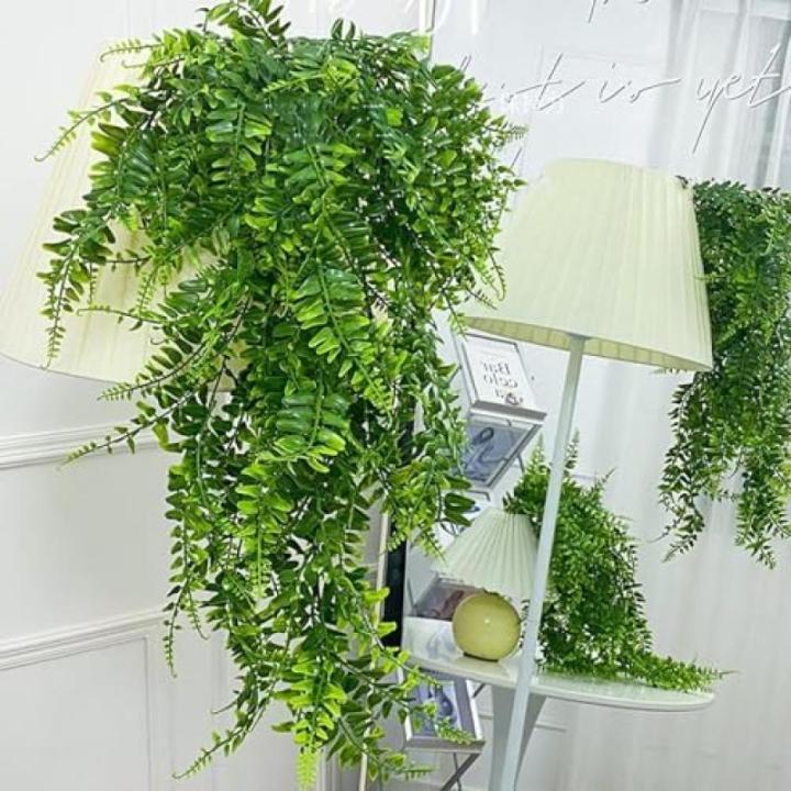 4 stuks kunstplanten, realistische klimop, 90 cm lengte, hangende kunstplanten, planten, plastic planten voor binnen en buiten, kunstplant voor decoratie thuis, keuken, tuin, kanto