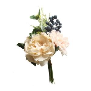 Blumendekor künstliche blüten Artificial dekoring partyspieße Berry Decoration künstliche Dekorationen für Zuhause Schmücken Zuhause+Dekor Tuch simulierte Dahlie
