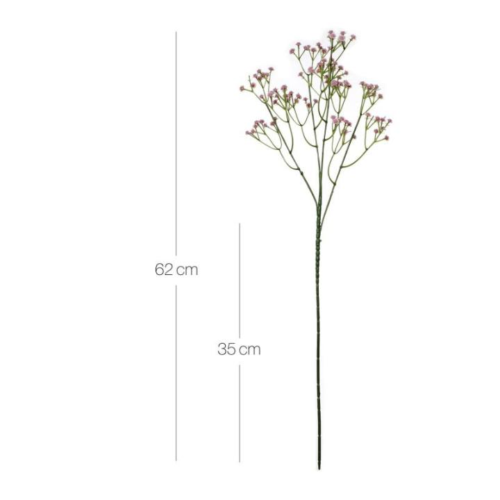 Gypsophila , 7 stuks, , , kunstplanten, doe-het-zelf voor bruiloft, bruidsboeket, bloemstuk, hotel, woonkamer, feestdecoratie, roze