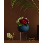 Kunstblumen Künstliche Blumen mit Keramikvase, gefälschte Seidenblumen, nordisches Licht, Luxus-Simulationsblume, Heimtischzubehör für jeden Anlass