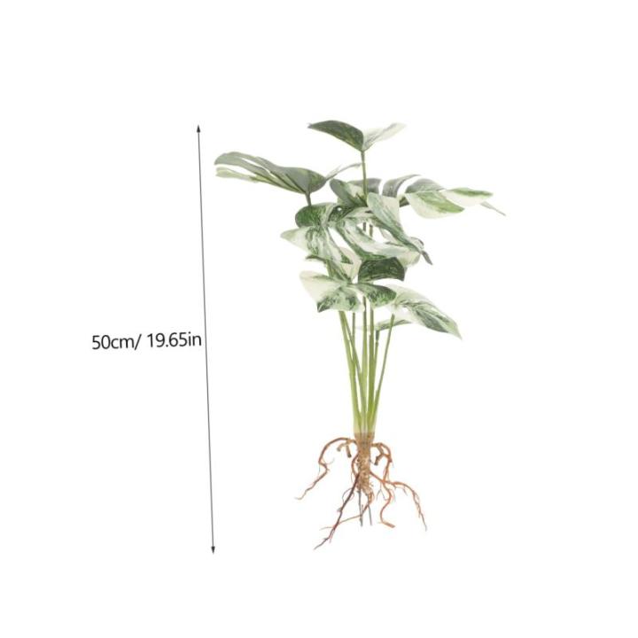 dekorative Kunstpflanze bücherregal Dekoration buchregal Dekoration künstliches Pflanzendekor kleine Kunstpflanze Baum Monstera-Dekor für den Haushalt künstliche Monstera-Pflan