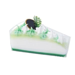 Fake Kuchen künstliche Kuchen Faux Slice Cake Künstliche Desserts Shop Kuchen Display Modell Für Home Decor Fotografie Requisiten Realistisches Essen(D)