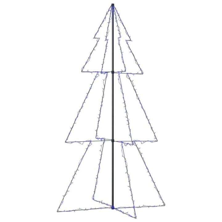 Weihnachtskegelbaum Weihnachtsbaum Lichterbaum Beleuchtet Dekobaum Weihnachtsdeko Lichterkette Beleuchtung 300 LEDs Indoor Outdoor 120x220cm