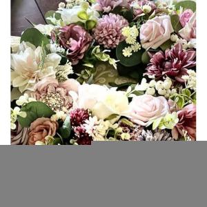 AB-E1-047 Kunstbloem, verschillende , bruiloftsdecoratie, bloemen voor tafel, taartdecoratie bruiloft eetbaar, decoratieve bloemen voor bruidstaarten (oudroze (oudroze roze),